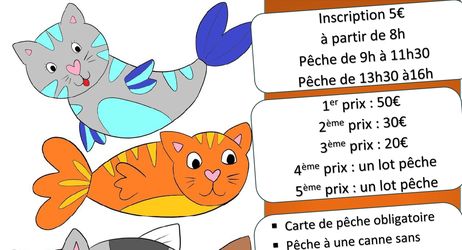 Concours de pêche de poissons chats