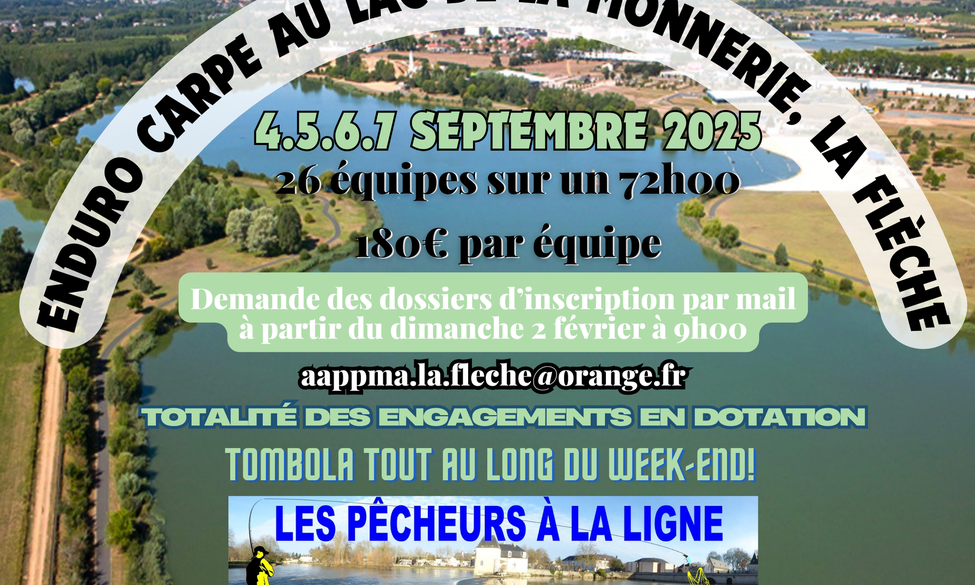 Fermeture de la pêche de la carpe au plan d'eau de la Monnerie