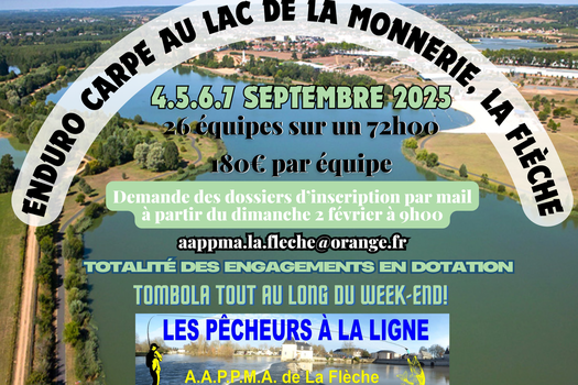 Fermeture de la pêche de la carpe au plan d'eau de la Monnerie